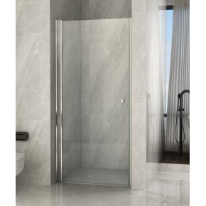 Box Doccia 70 80 90 100 cm Nicchia Anta Battente Parete in Cristallo Trasparente 8 mm 2