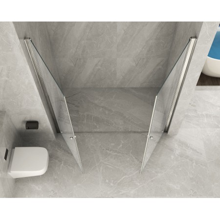 Box Doccia 8 mm Nicchia 2 Ante Battenti da 60 a 100 Cristallo | BricoShop24