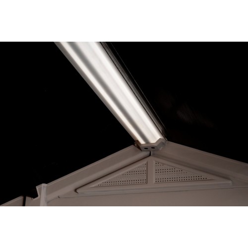 Keter Casetta per Attrezzi Factor 256x182 con Pavimento Interno da Giardino