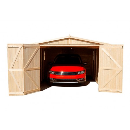 Garage in Legno 3x6 Casetta a Pannelli Box Parcheggio Auto Capanno