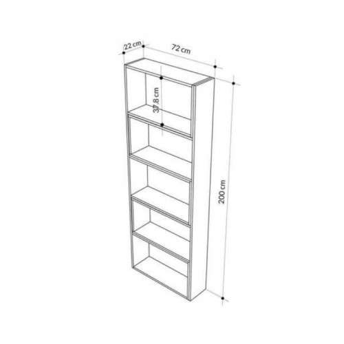 Libreria Estensibile Moderna Angolare Rovere | Bricoshop24