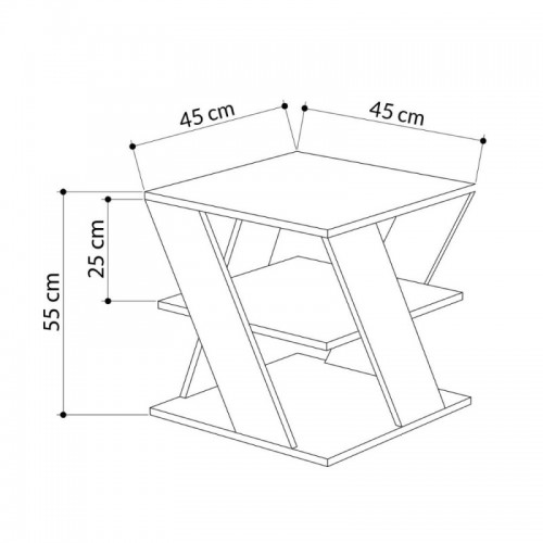 Tavolino Antracite da Salotto Basso Moderno Ufficio Porta Pc | BricoShop24
