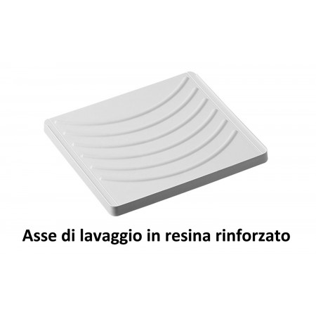 Mobile Lavatrice con Lavatoio in Resina Lavandino Lavanderia | Bricoshop24