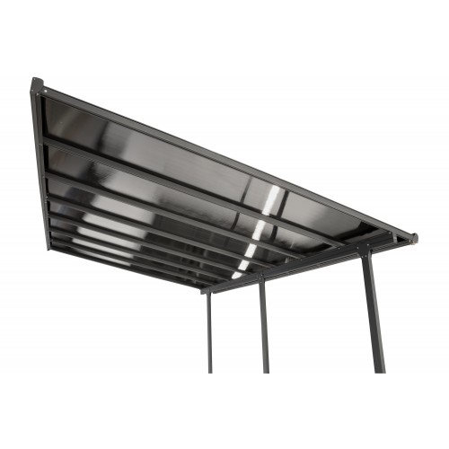 Pergola Addossata 5x3 in Alluminio Gazebo da Giardino Terrazzo Pergolato Carport | BricoShop24