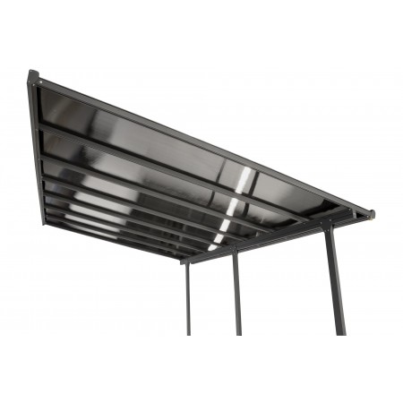 Pergola Addossata 5x3 in Alluminio Gazebo da Giardino Terrazzo Pergolato Carport | BricoShop24