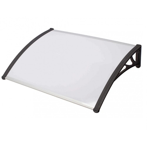 Pensilina 120x80 cm Copertura in Policarbonato Alveolare Opaco 5.2 mm