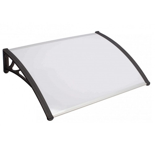 Pensilina 120x80 cm Copertura in Policarbonato Alveolare Opaco 5.2 mm