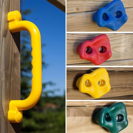 Parco Giochi Giardino in Legno per Bimbi con Altalena Scivolo Torretta