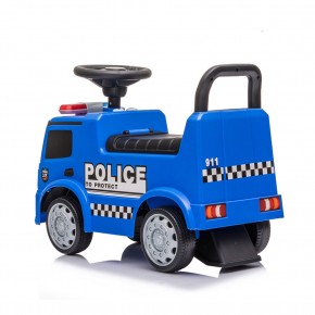 Macchina Cavalcabile Polizia a Spinta Senza Pedali per Bambini Ride On 2