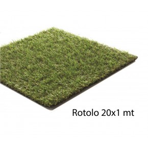 Tappeto di Manto Erboso Rotolo 20x1 Metri 35 mm Prato di Erba Sintetica