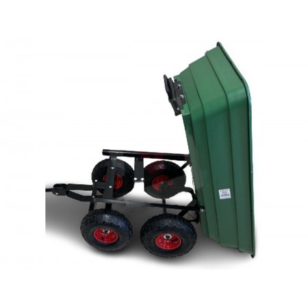 Carrello Portatutto Ribaltabile a 4 ruote Carretto da Giardino Rimorchio