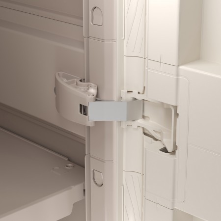 Keter Armadio da Esterno Impermeabile Basso con 1 Ripiano Resistente