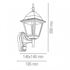 Lanterna da Esterno Applique a Muro Elegante in Allumino Bianco Luce 2