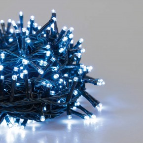 Luci di Natale a Led Decorazione con 180 Lucine Bianco Freddo Cavo 8 mt 2