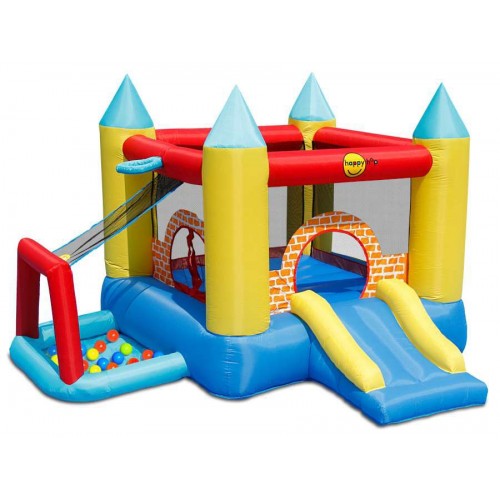 Gioco Gonfiabile Castello Saltarello Scivolo per Bambini Pompa Motore Gigante