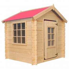 Casetta per Bambini Timbela per Gioco all'Aperto con Tetto Colorato Rosa 2