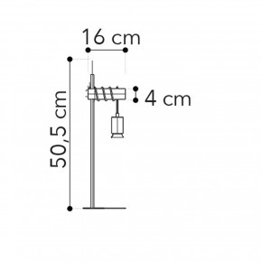 Lampada in Legno e Metallo Lumetto da Tavolo Luce Design Moderno 2