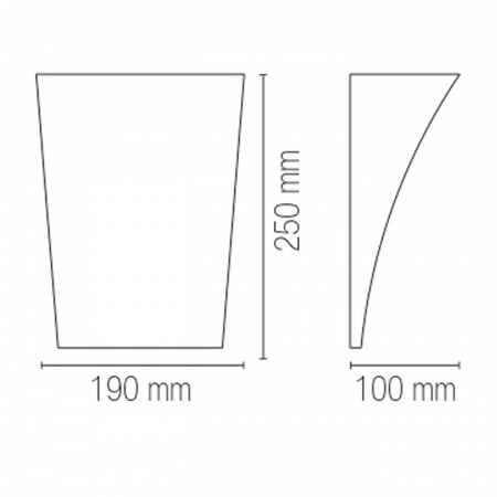 Applique a Muro da Interno Lampada in Foglia Oro Luce da Parete Intec