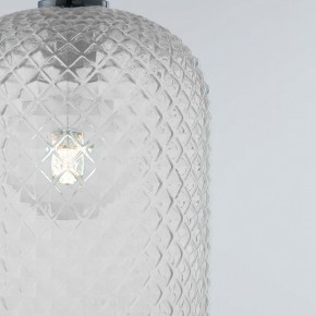 Luce in Vetro Cristallo Bianco Lampadario a Sospensione Elegante da Interno 2