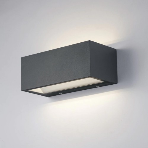 Luce da Muro Applique a Parete da Esterno Intec in Alluminio Antracite