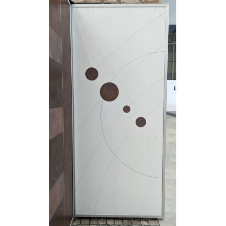 Pannellatura Esterna per Porta Blindata Giove con Inserti Pannello Moderno