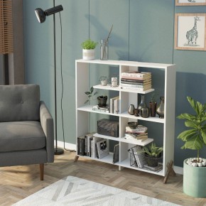 Libreria Bianca Moderna Arredamento Minimal Salotto 2