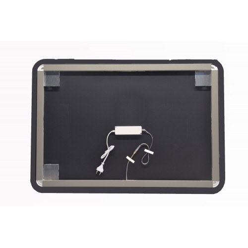 Specchio Rettangolare per Bagno Illuminato a Led 60x80 Reversibile