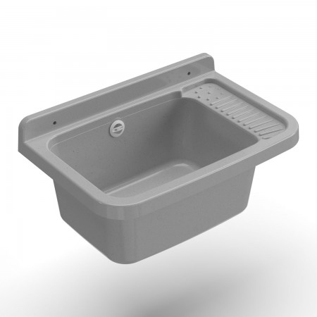 Pilozzo per Esterno 50x35 cm Effetto Granito Lavanderia Lavabo a Muro