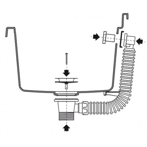 Pilozzo per Esterno 50x35 cm Effetto Granito Lavanderia Lavabo a Muro
