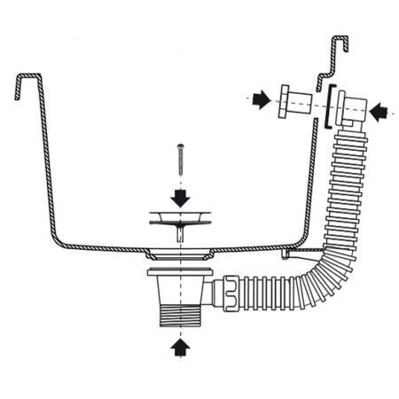 Pilozzo per Esterno 50x35 cm Effetto Granito Lavanderia Lavabo a Muro