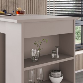Penisola da Cucina Tavolo alto con Piano Struttura Marrone 2