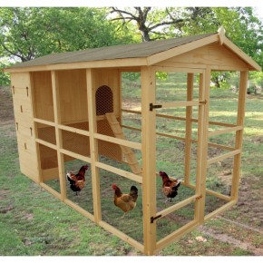 Casa Pollaio in Legno 8 12 Polli per Galline Ovaiole Prefabbricato Recinto 2