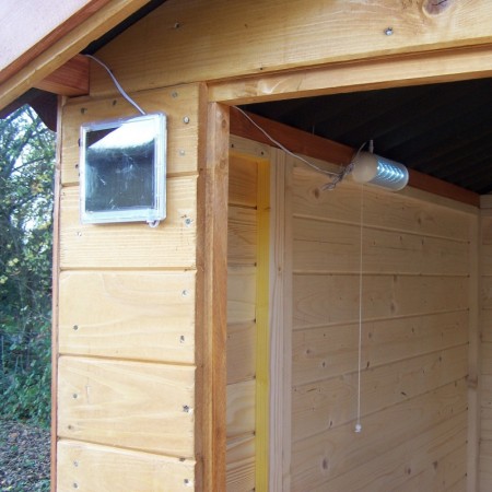 Casetta in Legno uso Bagno 140x140 cm