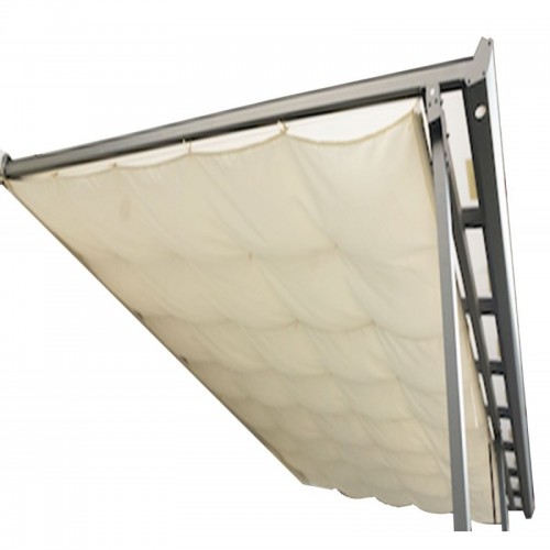 Tenda ombreggiante per pergola 4x3 grigio antracite