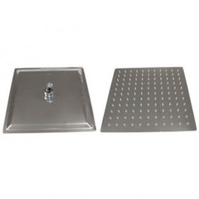 Soffione in acciaio Inox cromato 200x200 mm