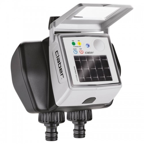 Claber Programmatore irrigazione con pannello solare