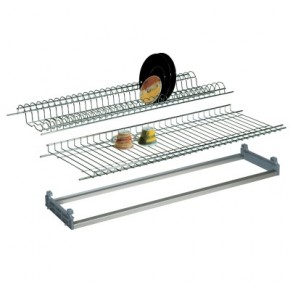 Kit scolapiatti cucina Telaio regolabile lunghezza 86 cm