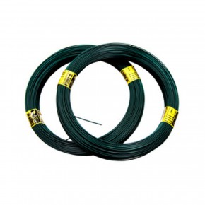 Filo Plastificato in Acciaio Verde 5 Rotoli 3,6mm x 100 metri Rete Recinzione