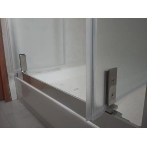 Box Doccia 3 Lati Opaco 6 mm Anta Battente Saloon 60 70 80 90 100 120 130 140 cm 2