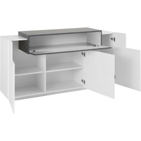 Madia 3 Ante Bianco laccato ludico 165x45x85 cm 2