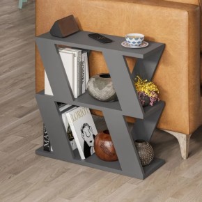 Tavolino da Divano Laterale Antracite 60x22x57 cm 2