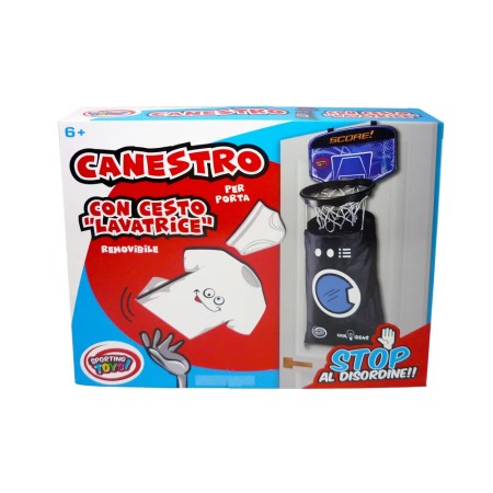 Mini Basket Canestro per Porta con Cesto Lavatrice