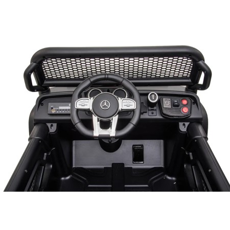 Macchina Elettrica per Bambini Mercedes Unimog Fuori Strada Nero