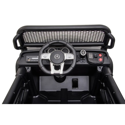 Macchina Elettrica per Bambini Mercedes Unimog Fuori Strada Bianco