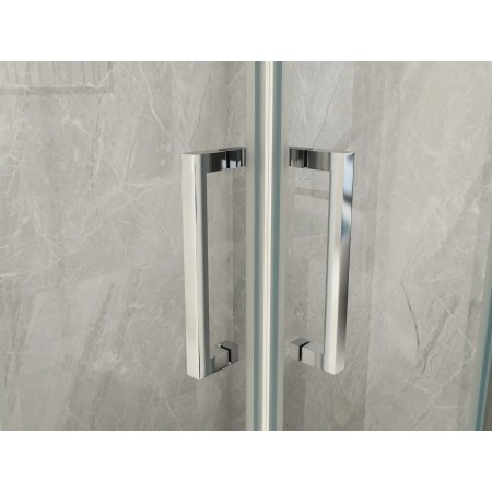 Box Doccia tre 3 Lati 6 mm 2 Scorrevoli Trasparente Anta fissa 70x 80 90 100 120 | BricoShop24