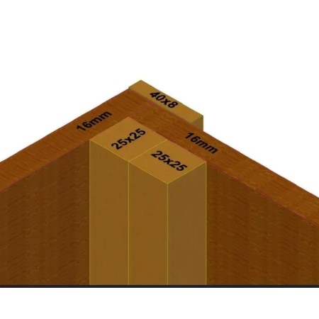 Casetta Armadio in Legno per Attrezzi Giardino Addossata | BricoShop24