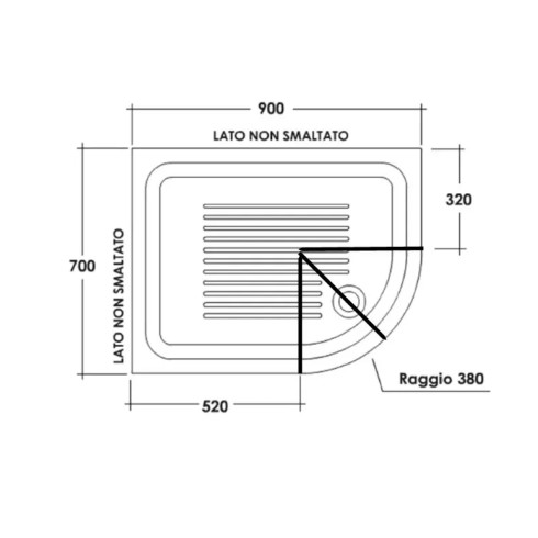 Box Doccia Semicircolare Tondo in PVC Rettangolare a Soffietto Quadrato 2 Lati | BricoShop24