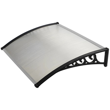 Pensilina 120x80 in Policarbonato Alveolare Trasparente Modulare | BricoShop24