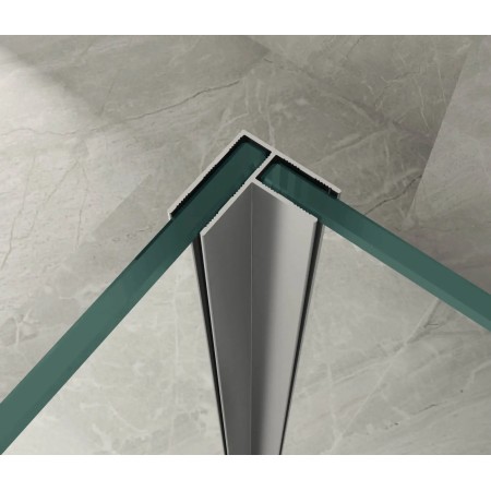Box Doccia Sopravasca Anta Pieghevole Vetro 6mm 85+40 cm