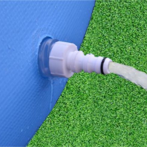 Piscina Tonda 420 cm Fuori Terra con Pompa Filtro h84 cm